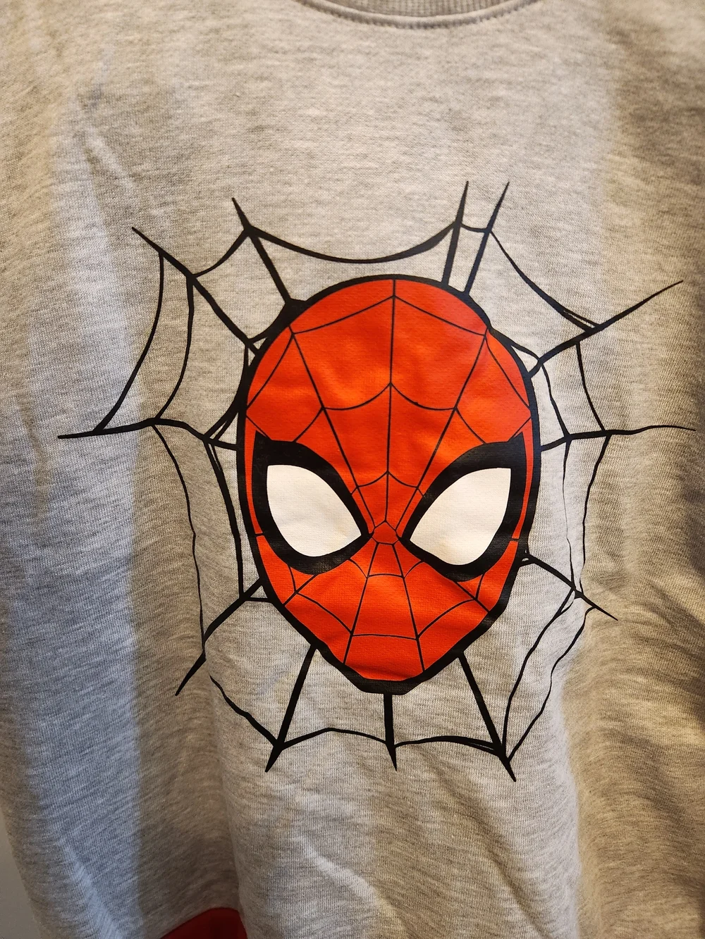 Marvel Grey Crewneck Sweatshirt with Black Logo